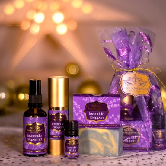 Levendulás arcápoló csomag ünnepi kiadásban